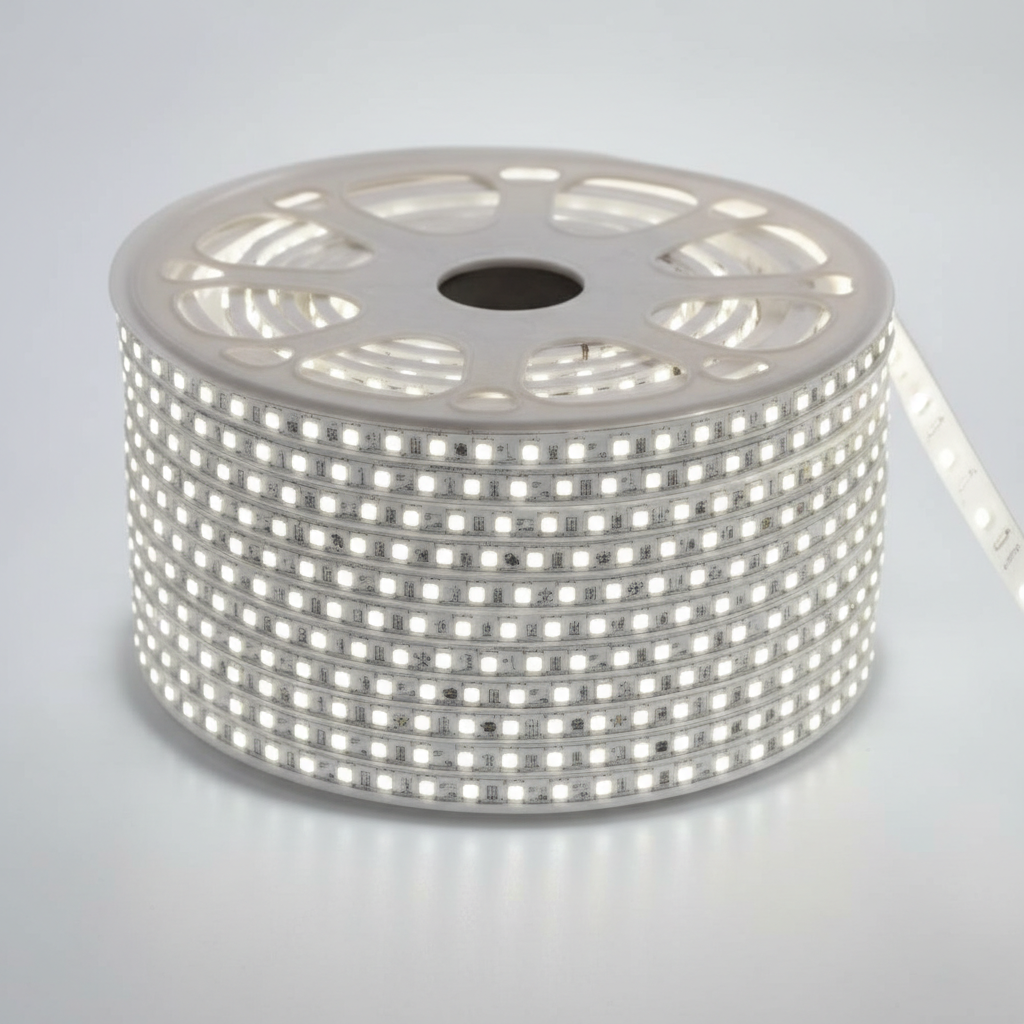 Led Strip Lavida/Vantron/Soutech AC Jepit Putih 100m