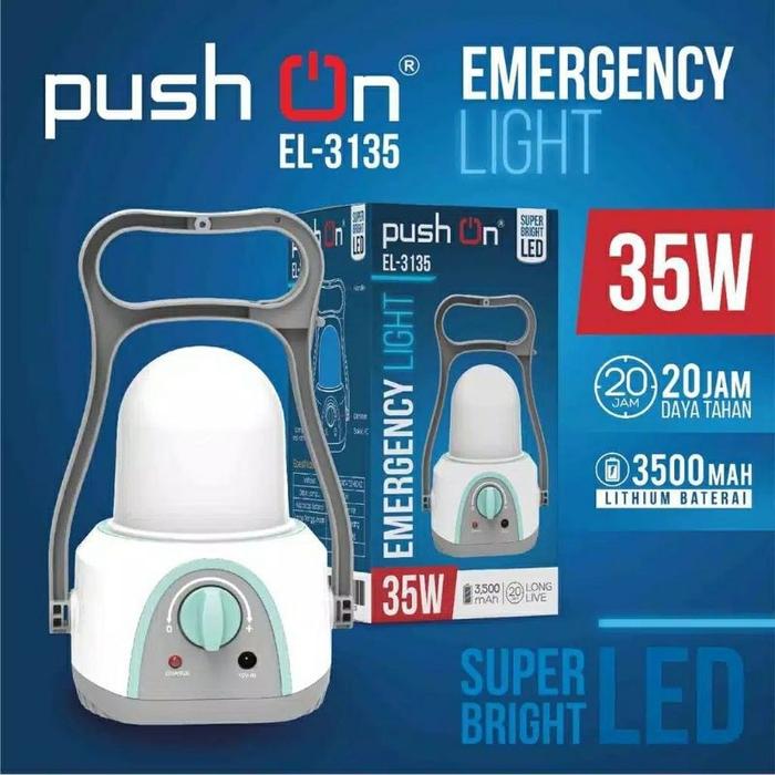 Led Emergency Push On EL-3135