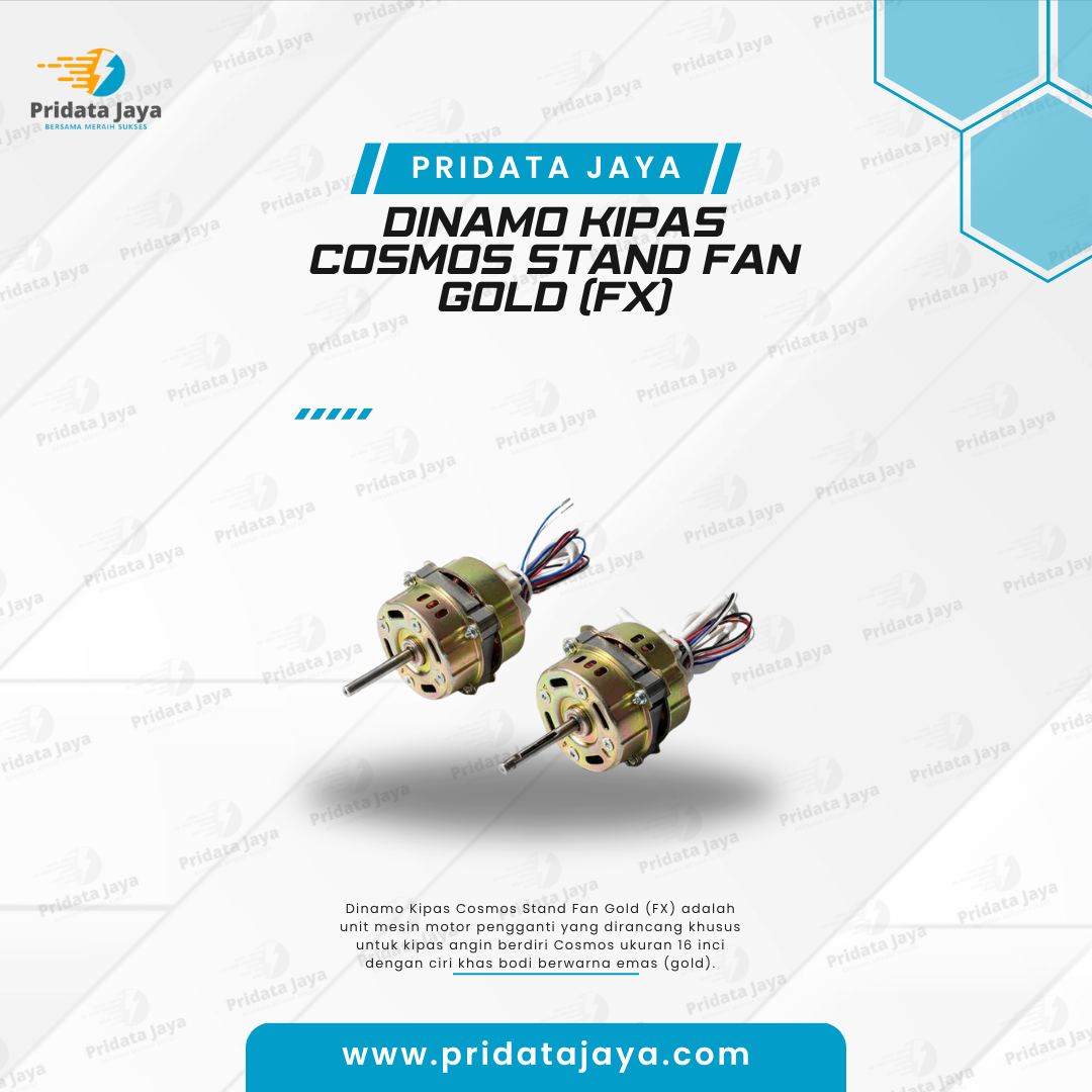 Dinamo Kipas Cosmos Stand Fan Gold (FX)