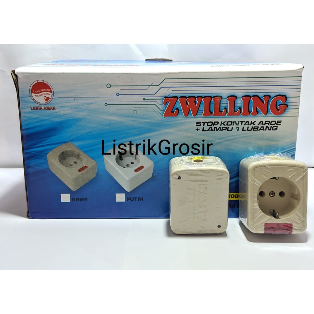 S/K Arde Zwilling Lb 1 Cream + Lampu