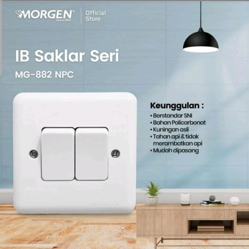 Saklar Morgen Seri IB MG-882NPC