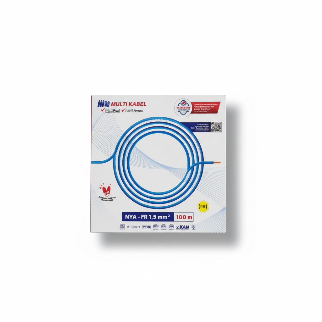 Kabel Multi NYA 1,5 100m Hitam (Dus)