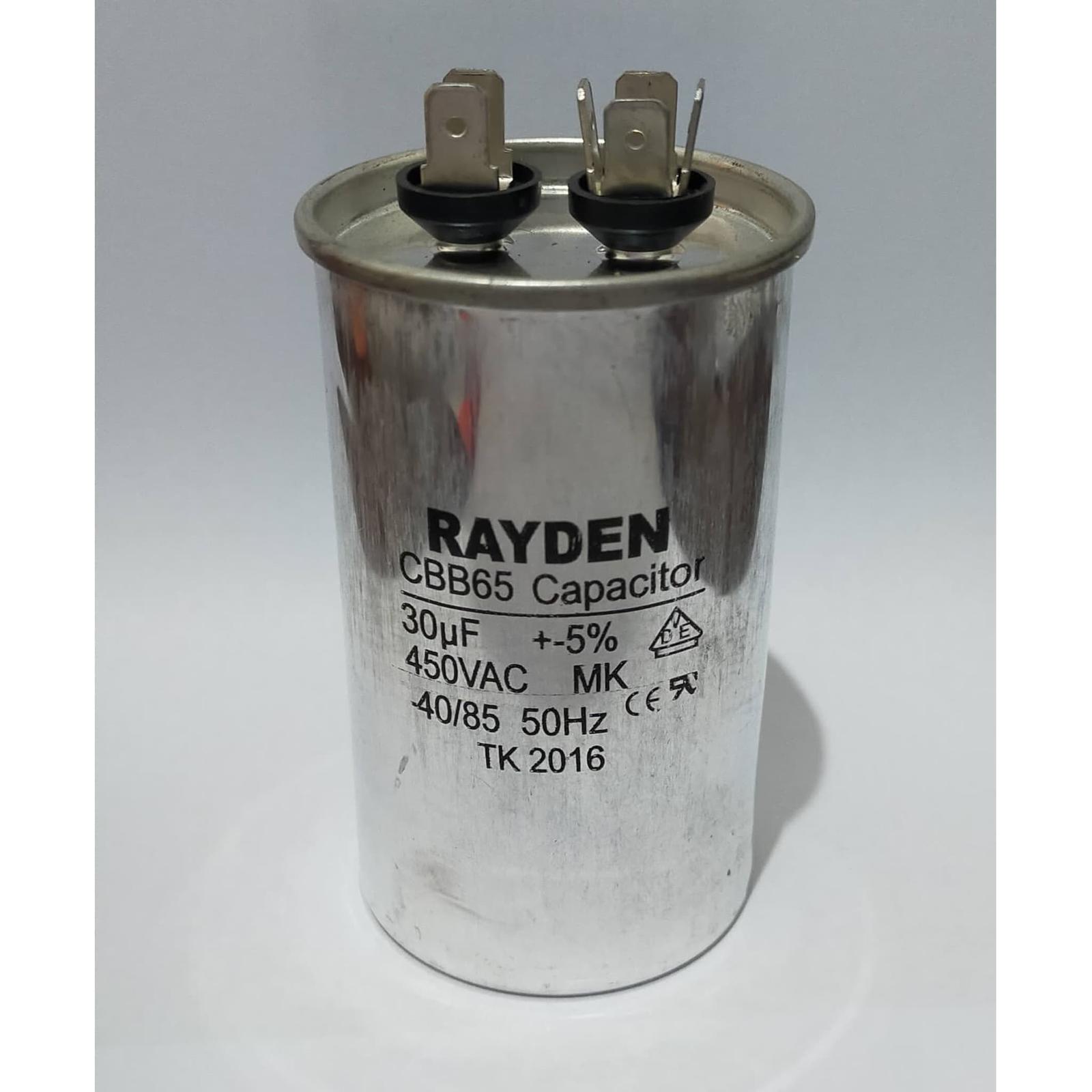 Kapasitor AC Rayden 30mf 450v Aluminium