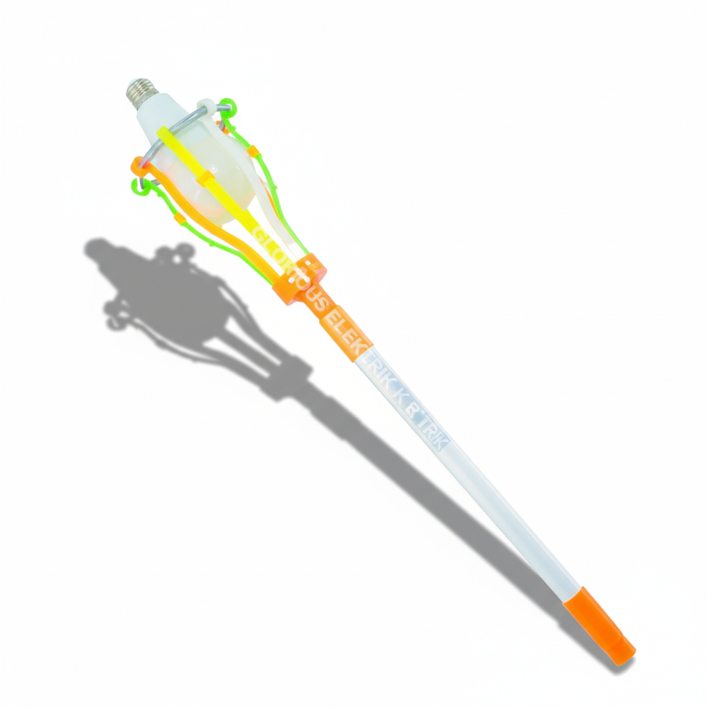 Stick Lampu 8 Jari Klick Ecomi (Hitam)