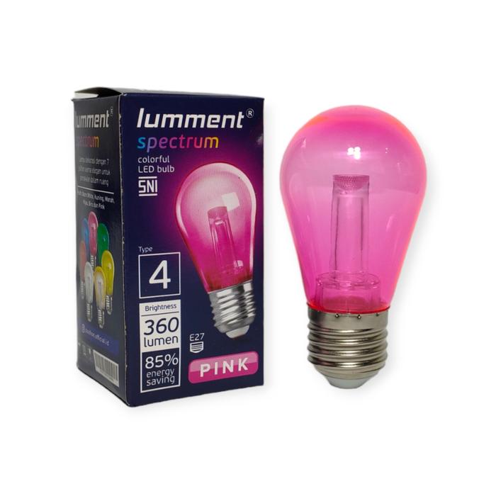 Led Lumment Spectrum 4w Pink