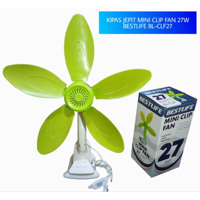 Kipas Jepit Bestlife 27watt 5bl