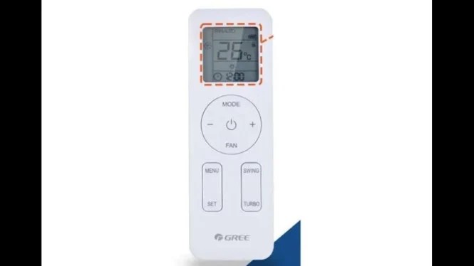 Remote AC Gree K-8002 TR