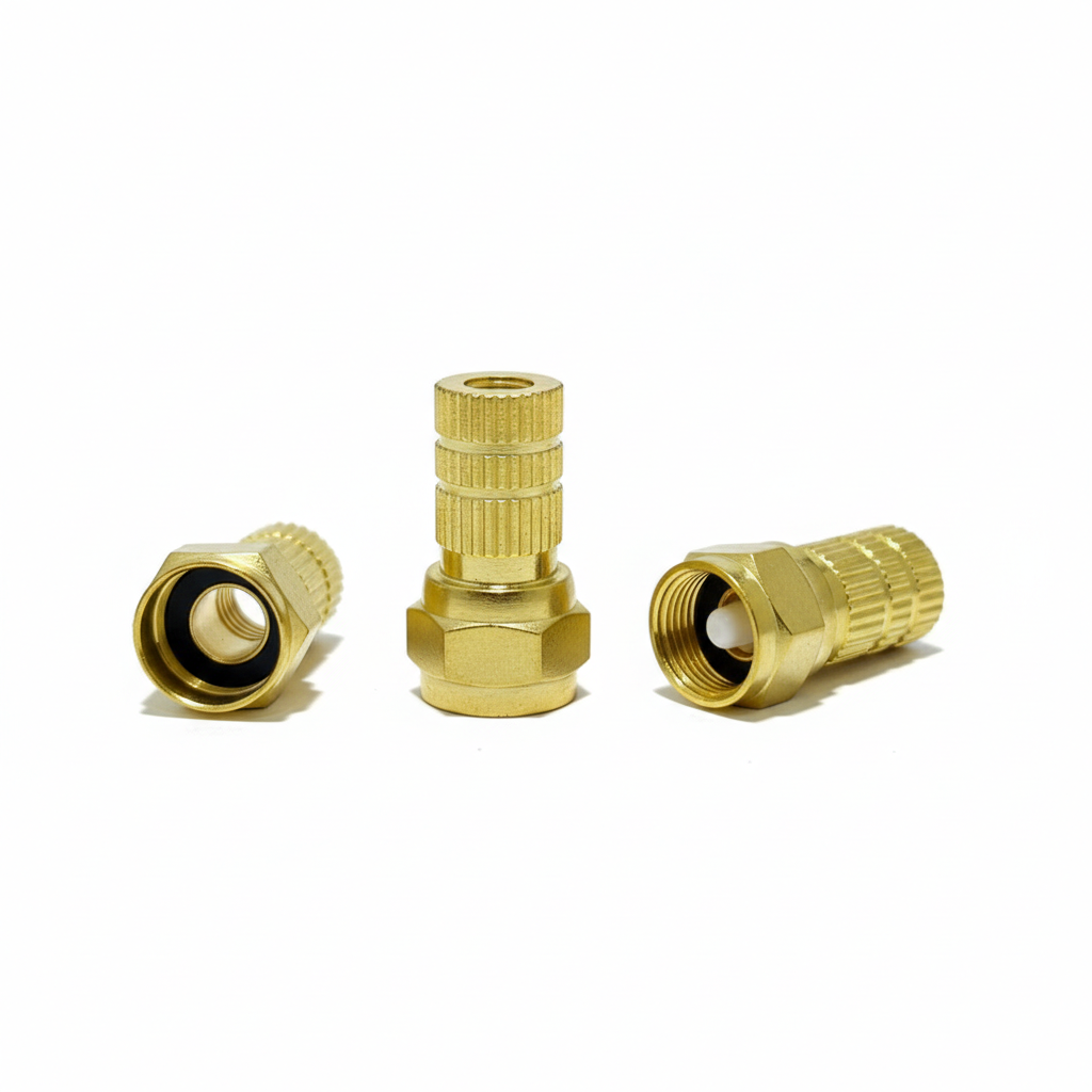 Drat Konektor F 5C No 1 Gold
