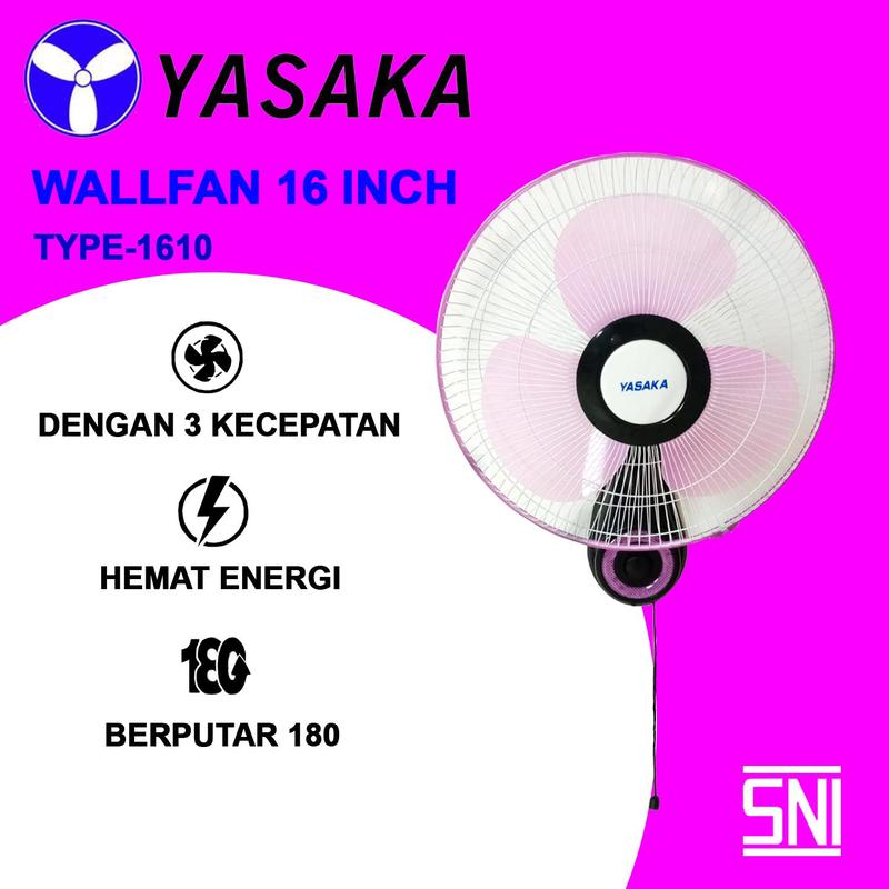 Kipas Yasaka Wall Fan 16' 1608/1610 1 Tali