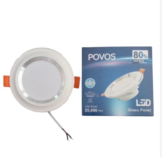 Downlight Vantron/Povos IB 5w 3 Warna List Silver