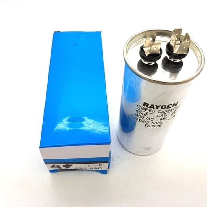 Kapasitor AC Rayden 45mf 450v Aluminium