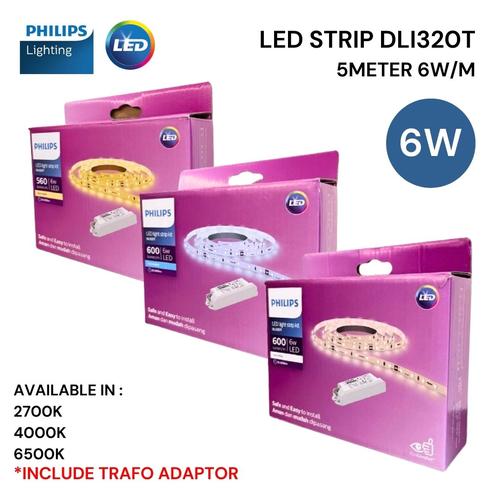 Led Strip Philips DLI320T 5m 6w 24v 2700k + Trafo