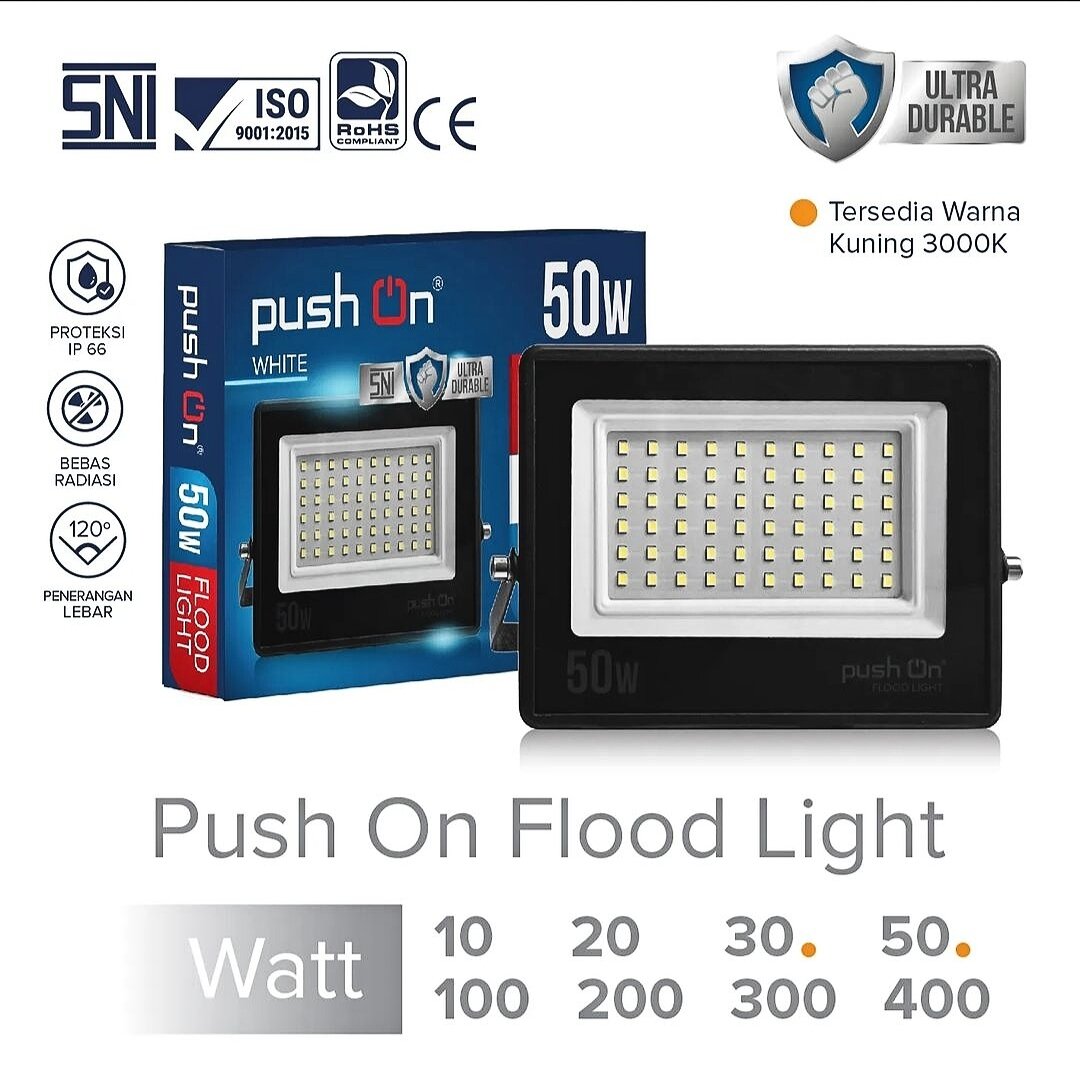 Floodlight Push On 30w