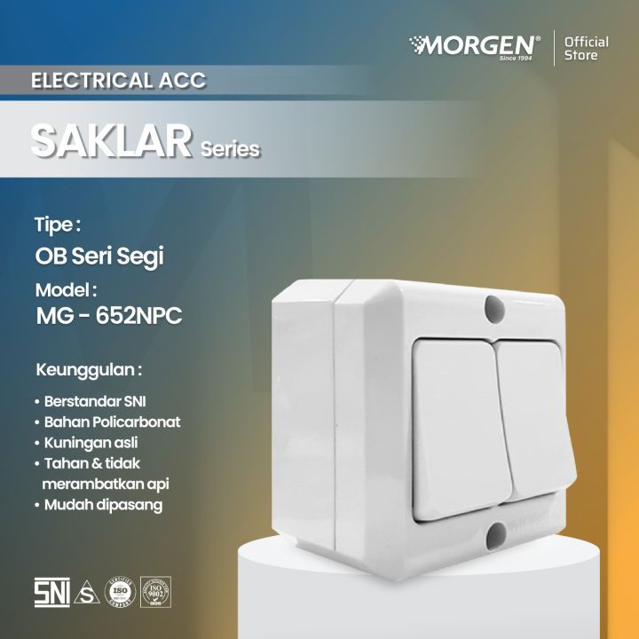 Saklar Morgen Seri OB MG-652NPC