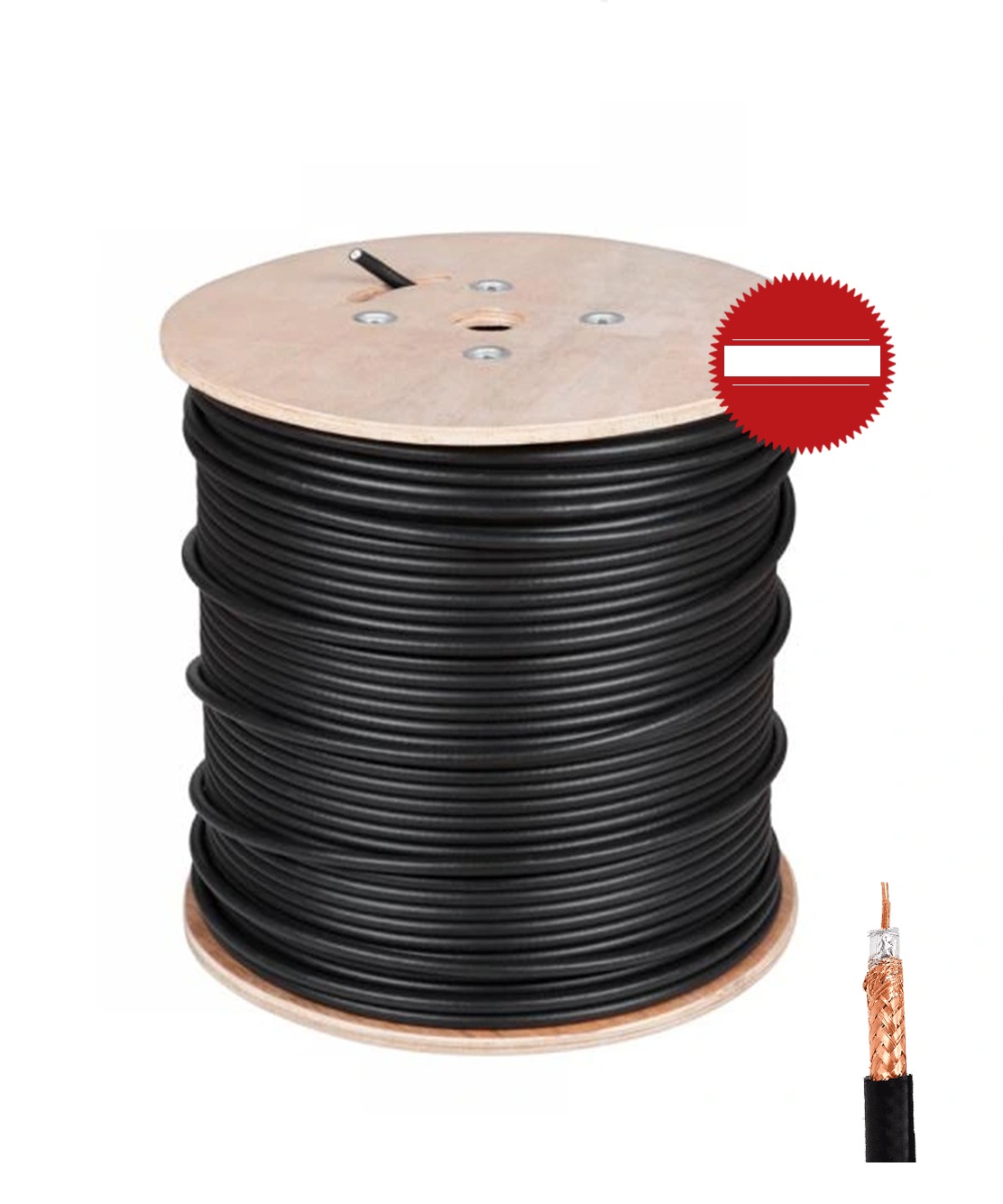 Kabel Antena Pioline RG 6U 300Y + Bobin
