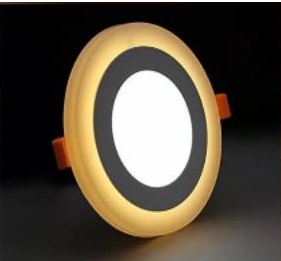 Downlight Rocia OB 18+6w Bulat (Putih-Kuning)