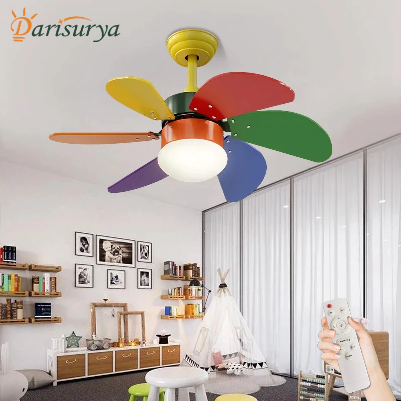 Kipas Gantung Remote + Lampu 30w Hinomaru HN-LK 16.5 Pelangi