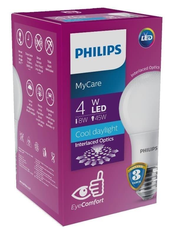Led Philips My Care 4w Besar Putih