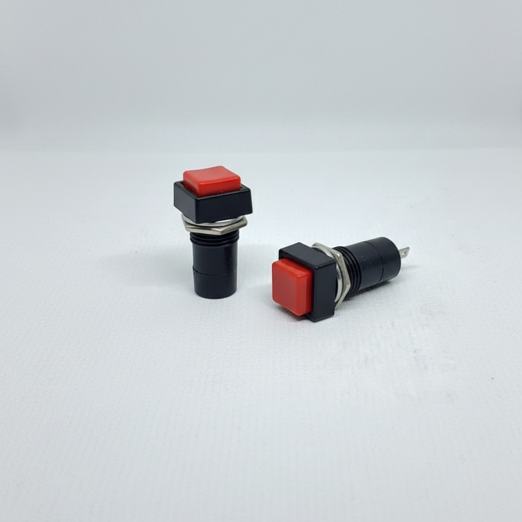Switch Push On/Off Kotak Merah Besar