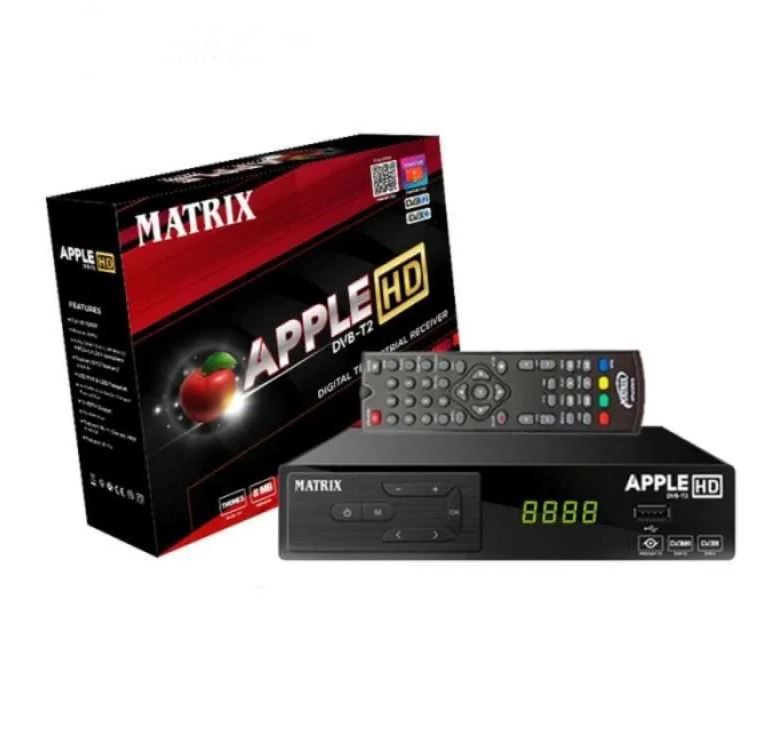 Set Top Box Matrix Apple Merah