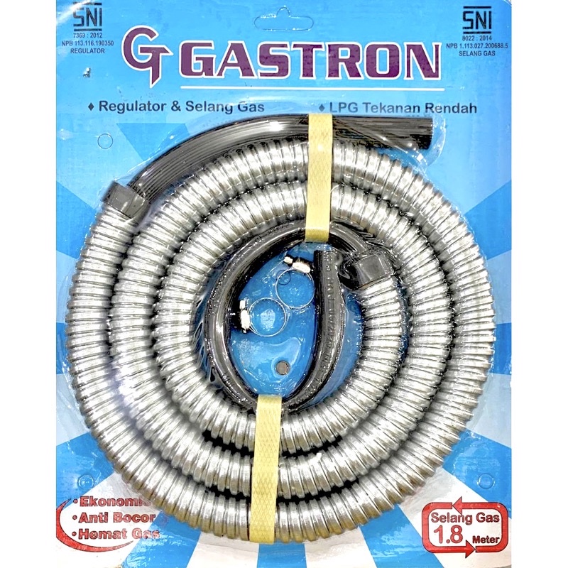 Selang Gas Gastron Spiral 1,8m