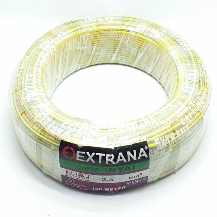 Kabel Extrana NYA 2,5 50m Kuning