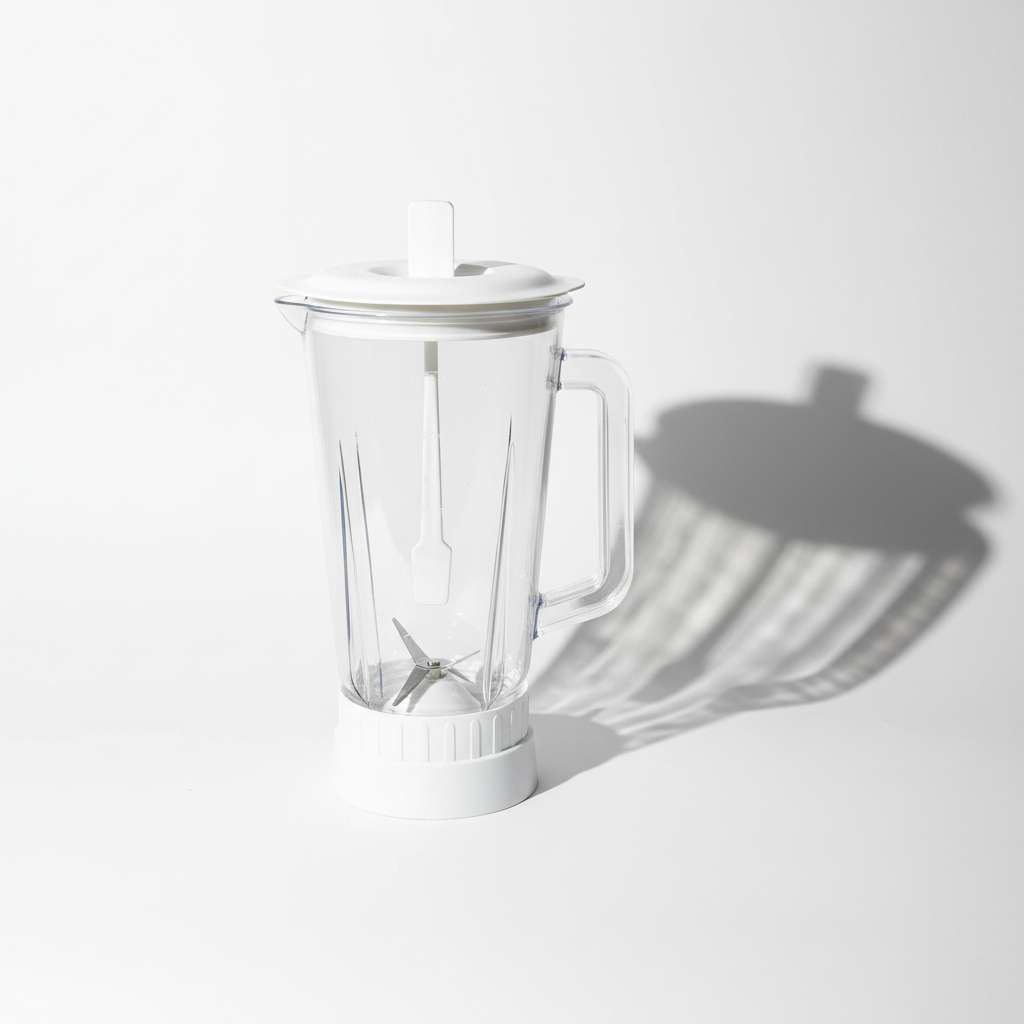 Gelas Blender (Komplit) 1 Liter National Putih /set
