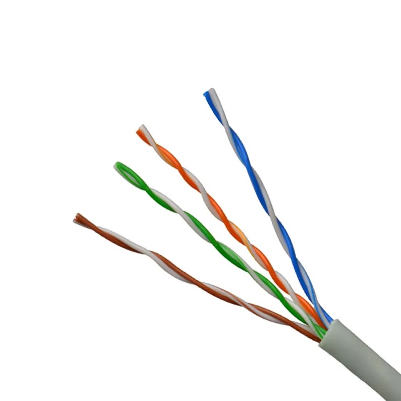 Kabel LAN/UTP Vizpro Cat 5E Abu 305m