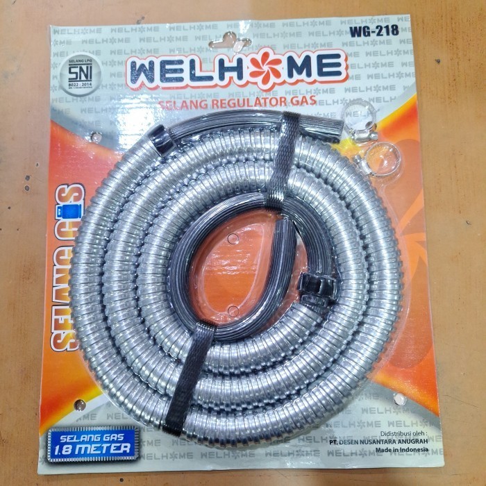 Selang Gas Welhome Spiral 1,8m