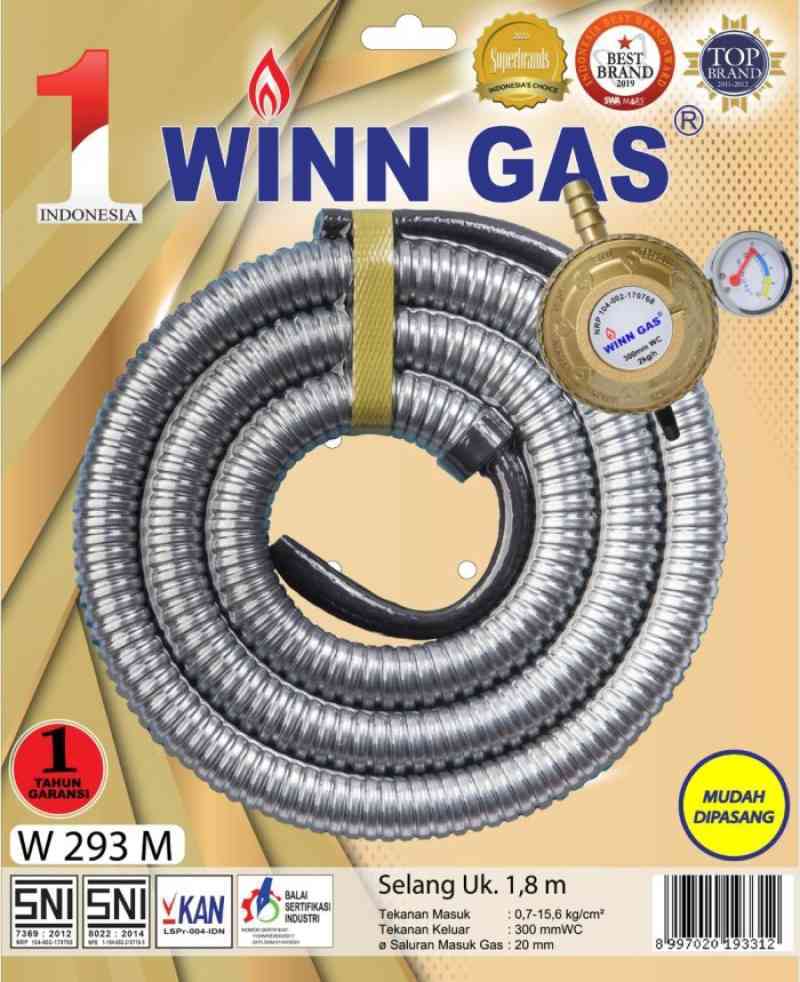 Regulator + Selang Winn Gas W 293