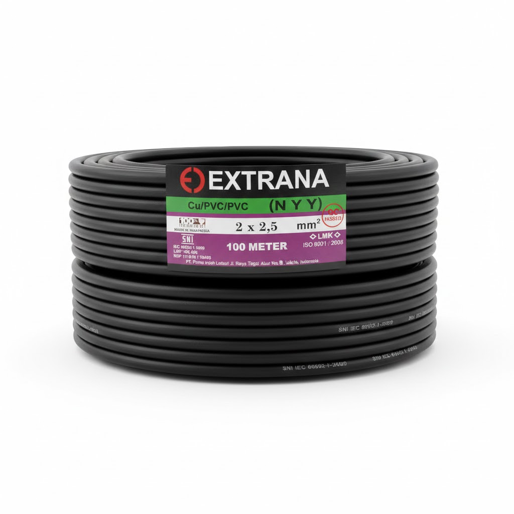 Kabel Extrana NYY 2x 2,5 Ecer/m