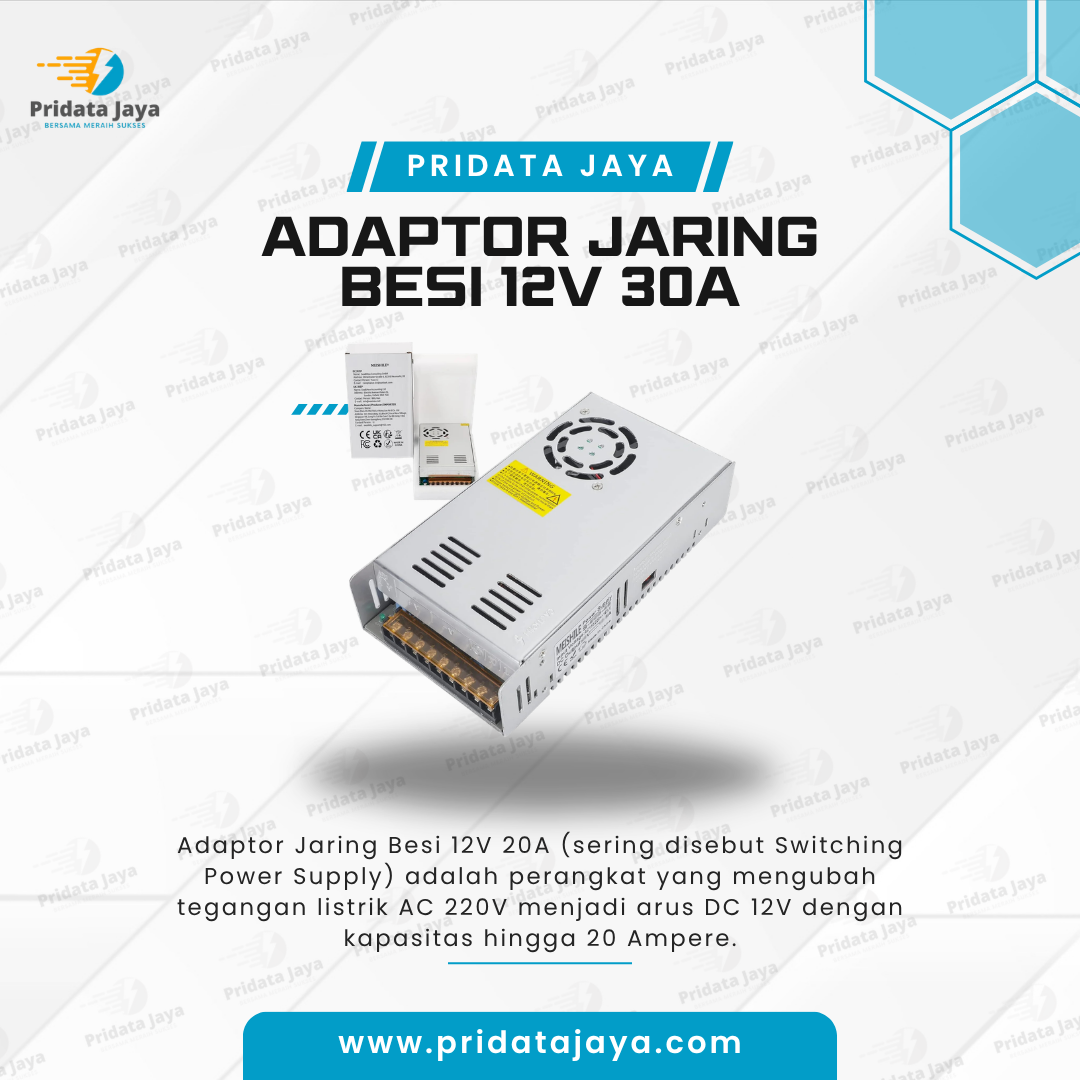 Adaptor Jaring Besi 12V 30A