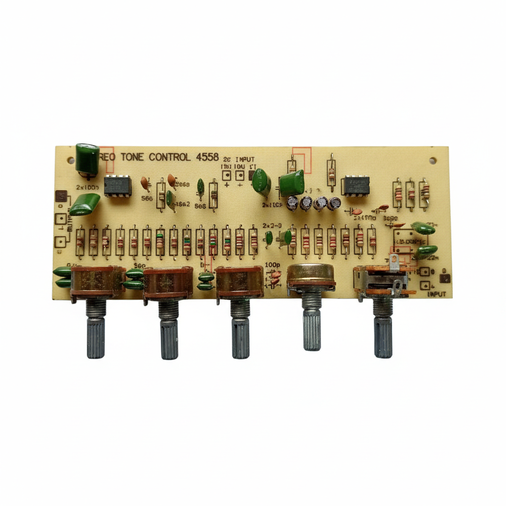 Kit Tone Control Stereo + Middle 4558