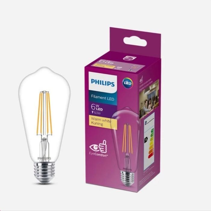 Led Philips Classic Filament ST64 6w