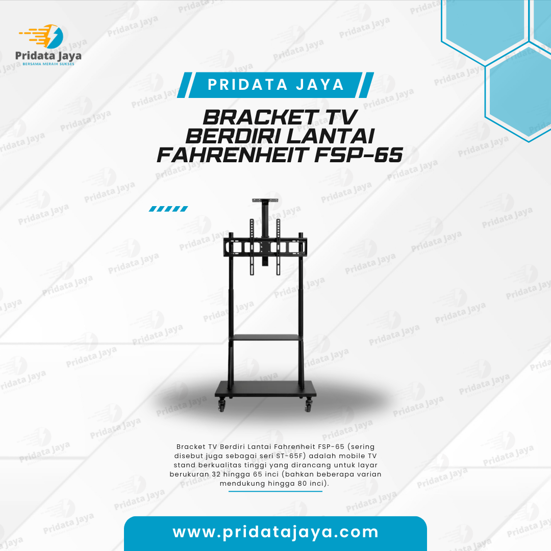 Bracket TV Berdiri Lantai Fahrenheit FSP-65