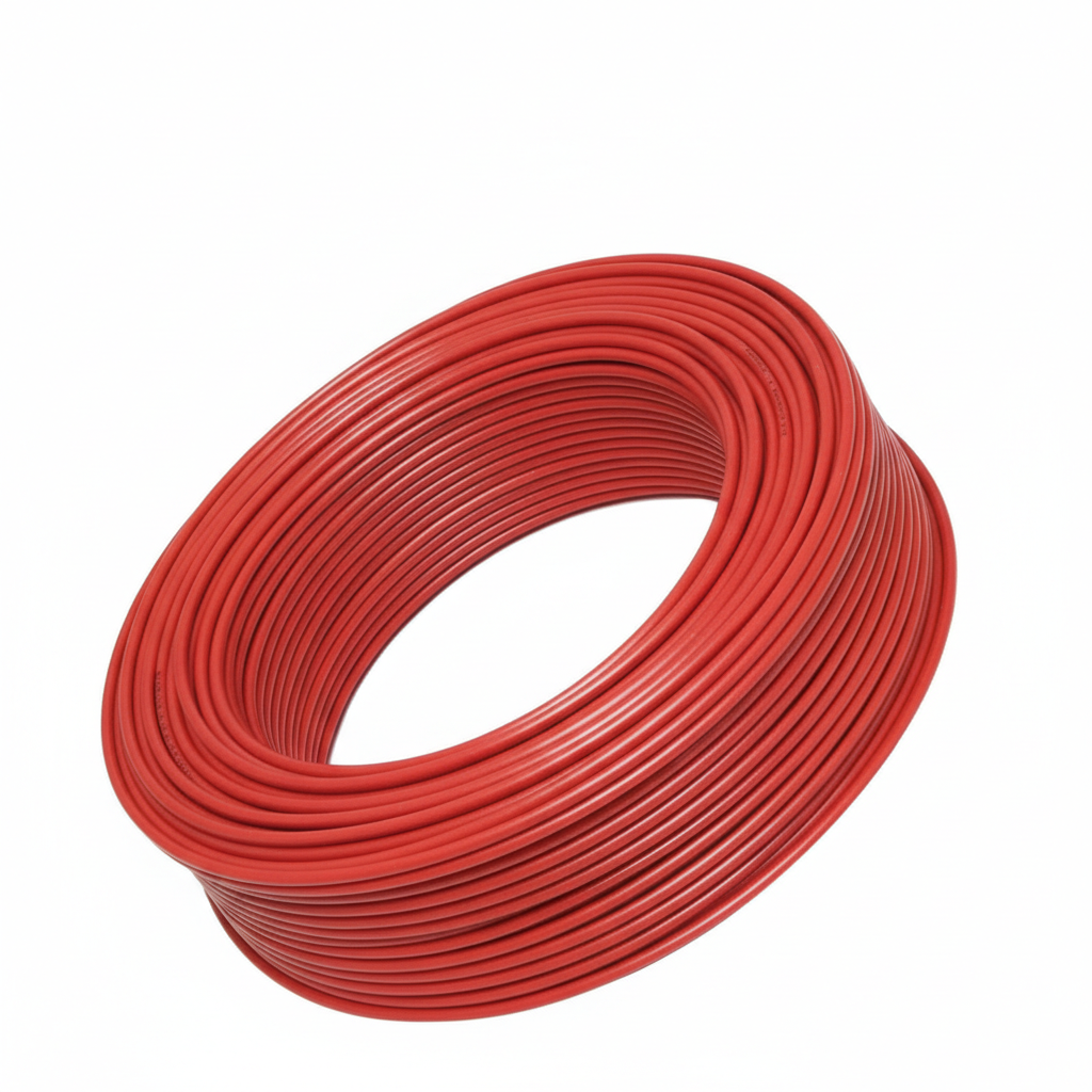Kabel Gold NYAF 0,8mm Merah 100m + Bobin