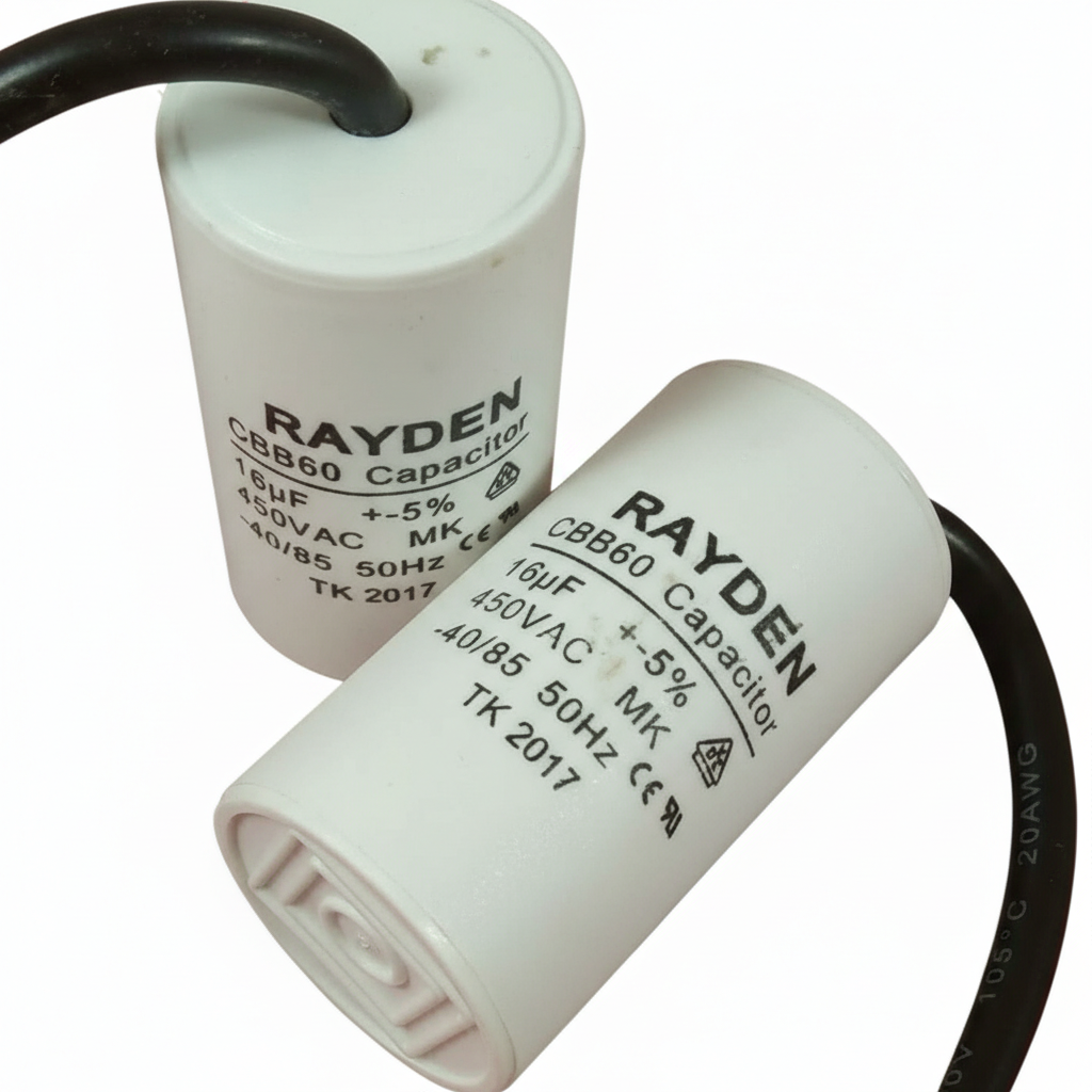 Kapasitor Pompa Air Rayden 16mf 450v