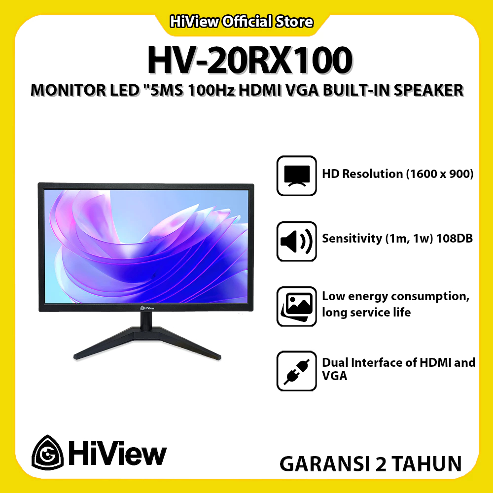 Monitor Hiview HV-20RX100 19'5 Inch