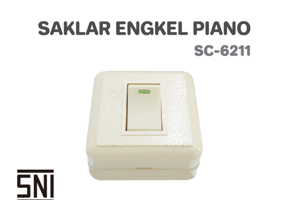 Saklar Cahaya Engkel Piano 6211