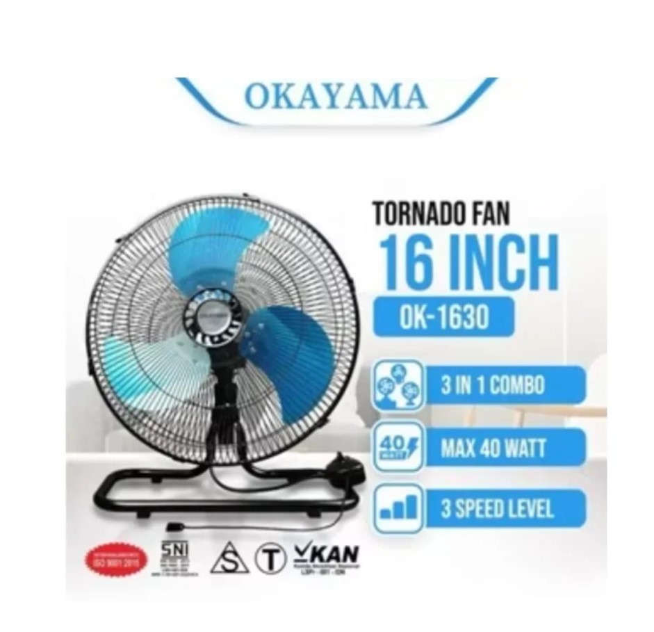 Kipas Okayama Tornado 16' 1630 (2in1)