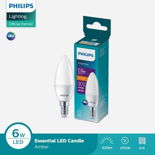 Led Philips Ess Candle 6w E14 2700K Warm White