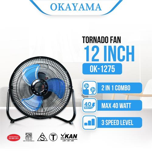 Kipas Okayama Tornado 12' 1275