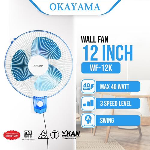 Kipas Okayama Wall Fan 12' 12K