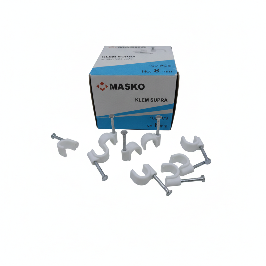 Klem Masko Supra Putih No 8