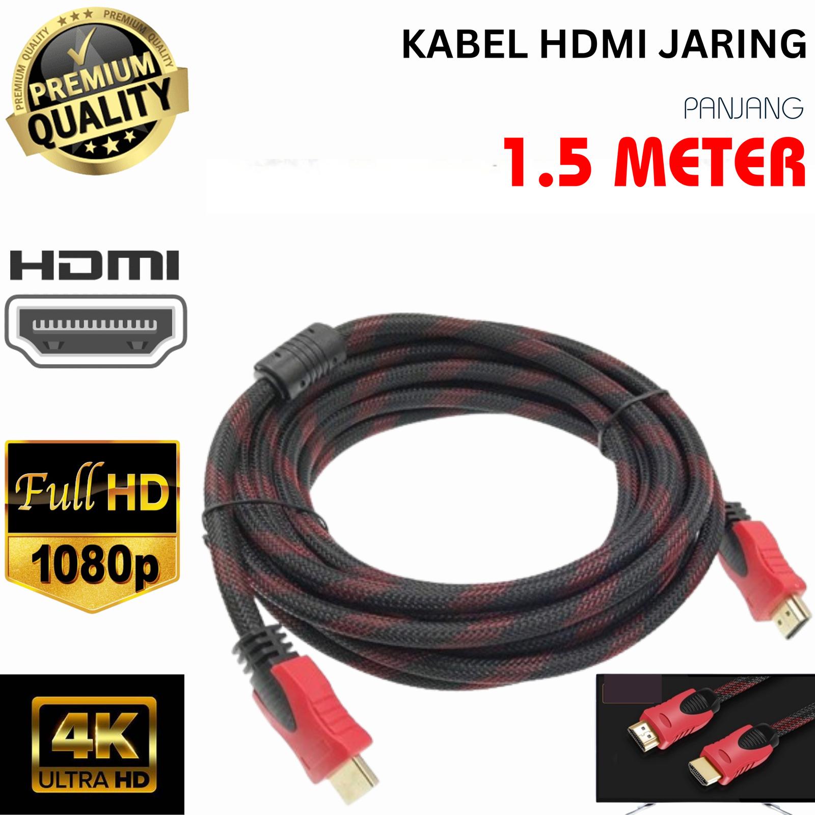 Kabel HDMI Jaring 1,5m