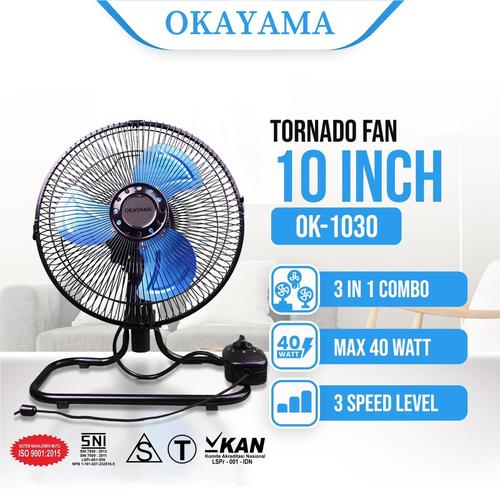 Kipas Okayama Tornado 10' 1075