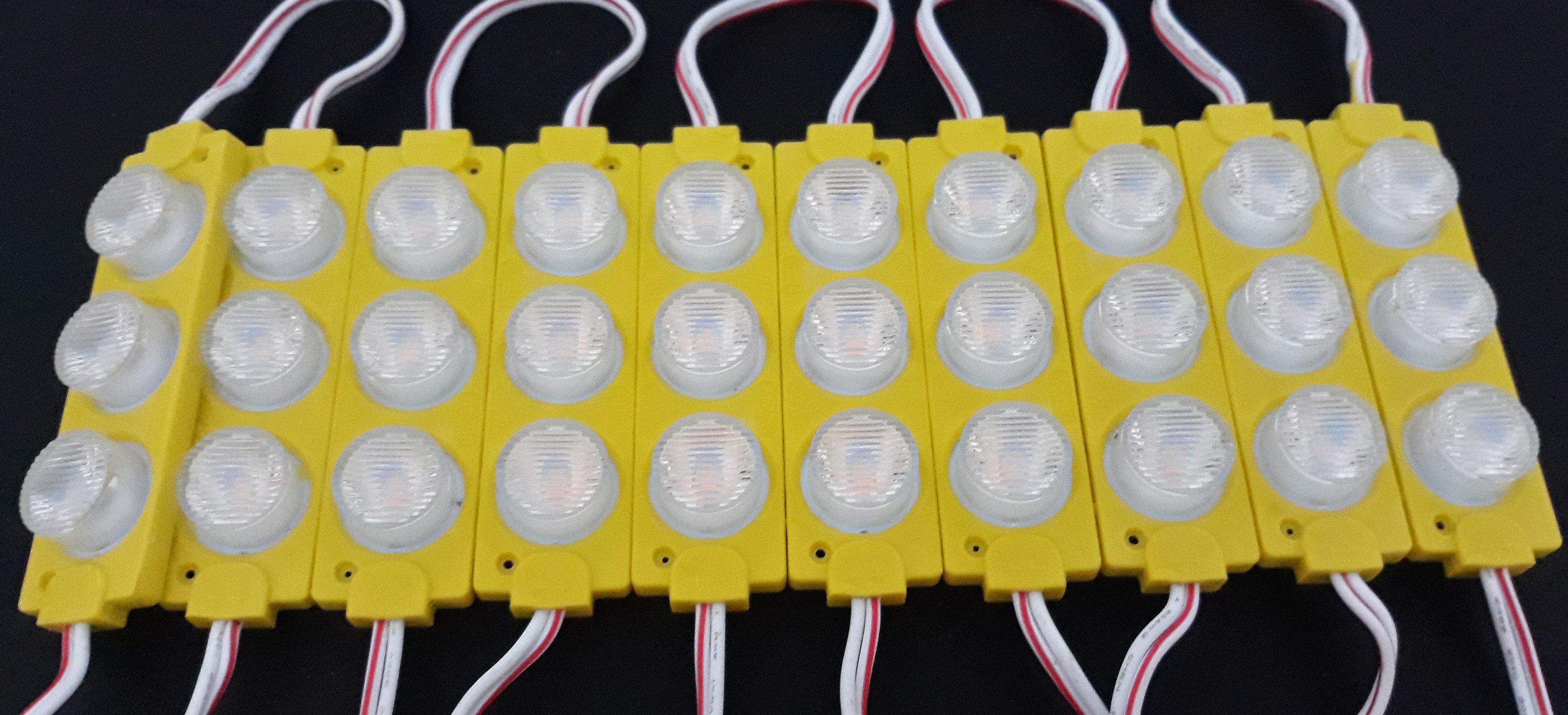 Led Modul Lensa 3 Led 7520 Kuning