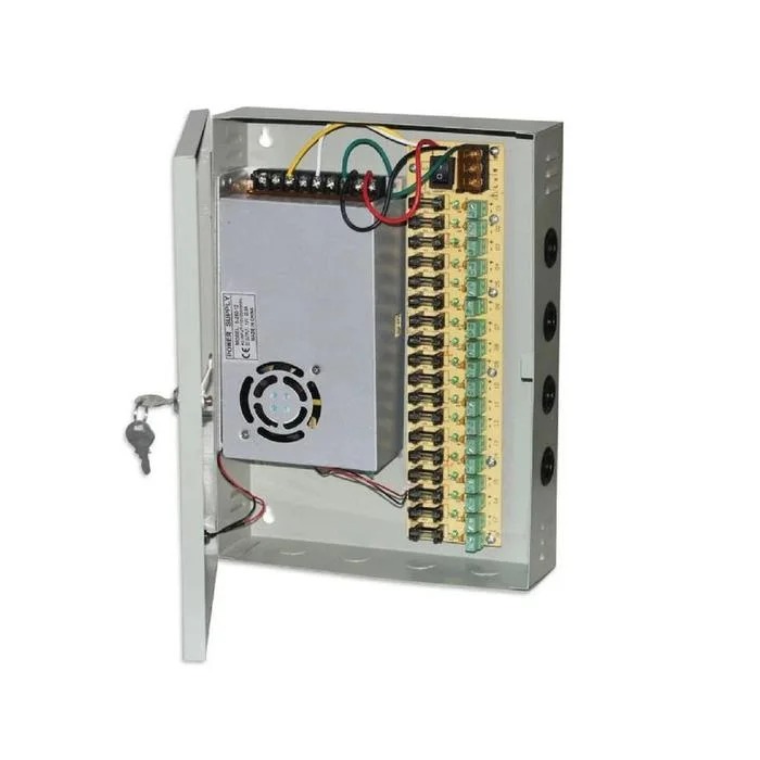 Adaptor Jaring + Box Besi 12V 10A