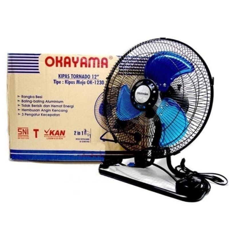 Kipas Okayama Tornado 12' 1230 (2in1)