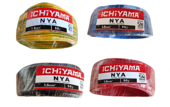 Kabel Ichiyama NYA 1,5 50Y 45m Kuning